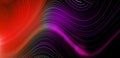 Bright multicolor neon glowing flux effect abstract wave pattern. Dynamic motion