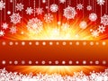 Bright new year and cristmas card. EPS 8 Royalty Free Stock Photo
