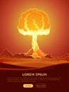 Bright Nuclear Explosion Poster