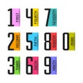 Bright numbers set