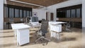 Bright office interior