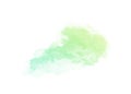 Ombre splash watercolor background with place for text, colored like blue, green, lime, azure, cobalt, green, emerald, turquoise