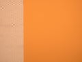 The concept of a combined color of the background. Bright orange background .