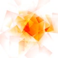 Bright orange geometric shiny background Royalty Free Stock Photo