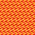 Bright orange modern unique triangle pattern, vector illustration
