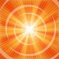 Bright Orange rays Royalty Free Stock Photo