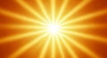 Bright Orange Sunburst with Halftone Dot Pattern Background explosion light Royalty Free Stock Photo