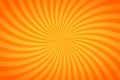 Bright orange and yellow stripes, twisted background Royalty Free Stock Photo