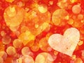 Bright painted hearts backgrounds
