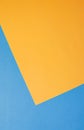 Bright paper background for design. Blue and yellow