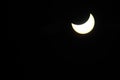 Bright partial solar eclipse