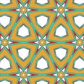 Bright pattern in style of the fifties red, orange and neon