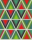 Bright pattern of triangles Royalty Free Stock Photo