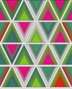 Bright pattern of triangles Royalty Free Stock Photo
