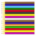 Bright pencils background vector