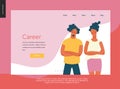 Bright people portraits - website template