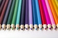 Bright picture of colored pencils