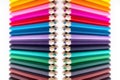 Bright picture of colored pencils