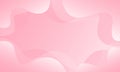 Bright pink abstract curve background, pink beauty dynamic wallpaper with wave shapes Royalty Free Stock Photo