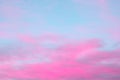 Bright pink clouds Royalty Free Stock Photo