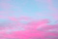 Bright pink clouds