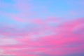 bright pink clouds Royalty Free Stock Photo