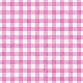 Bright Pink Gingham Pattern Repeat Background