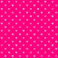 Bright Pink Hearts, Seamless Wedding Background, Hearts Of Different Pale Pink Colors