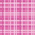 Bright Pink Plaid Seamless Pattern Background Print Royalty Free Stock Photo