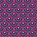 Bright pink vintage seamless pattern