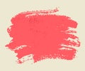 Bright pink watercolor brush strokes.