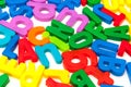 Bright Plastic Alphabet Letters