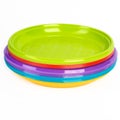 Bright plastic plates