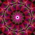 Bright and puffy kaleidoscope