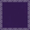 Bright purple background with white ornament frame - perfect for a background or wallpaper Royalty Free Stock Photo