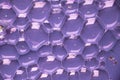 Bright Purple Bubble Cells Background Texture