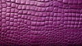 Purple crocodile leather texture.