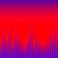 Bright purple and red sound wave equalizer background Royalty Free Stock Photo