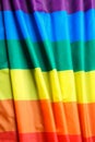 Bright rainbow gay flag as background Royalty Free Stock Photo