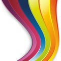 Bright rainbow lines colorful background Royalty Free Stock Photo