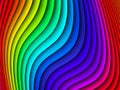 Bright rainbow wavy abstract background ,vector Illustration