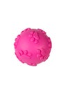 Bright red ball rubber toy for dogs