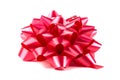 Bright red bow Royalty Free Stock Photo
