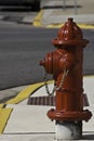 Bright Red Fire Hydrant