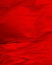 Bright red flag abstract background.