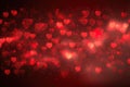 Bright red hearts abstract background Royalty Free Stock Photo