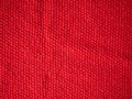 Bright red knitted texture for Christmas openings knitted