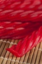 Bright Red Licorice Candy Royalty Free Stock Photo