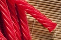 Bright Red Licorice Candy Royalty Free Stock Photo