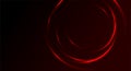 Bright red neon glowing shiny circles abstract background Royalty Free Stock Photo